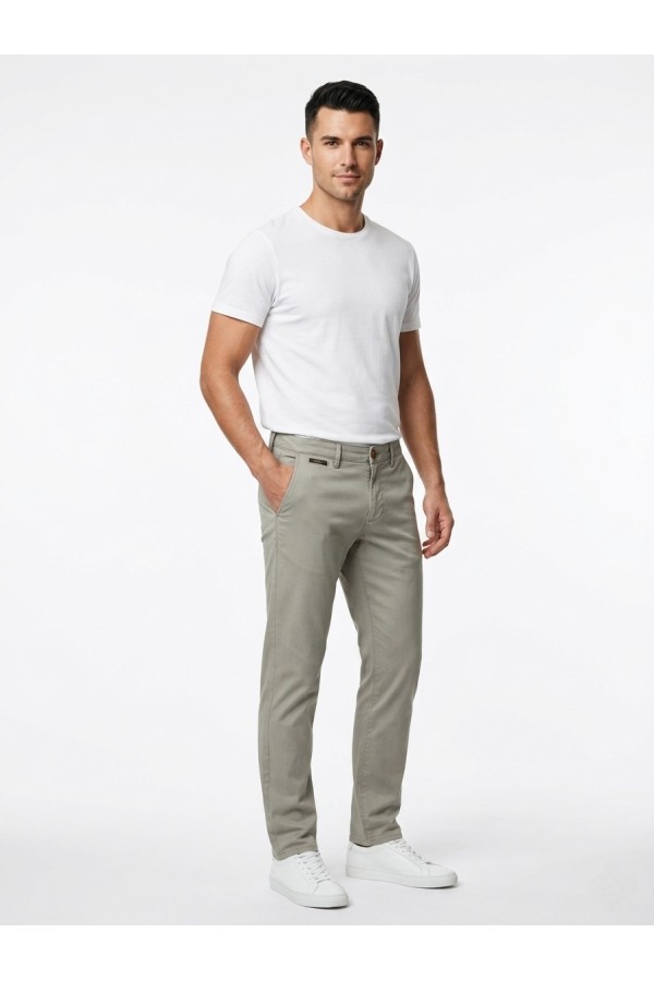 Premium Cotton-Tencel Pantolon