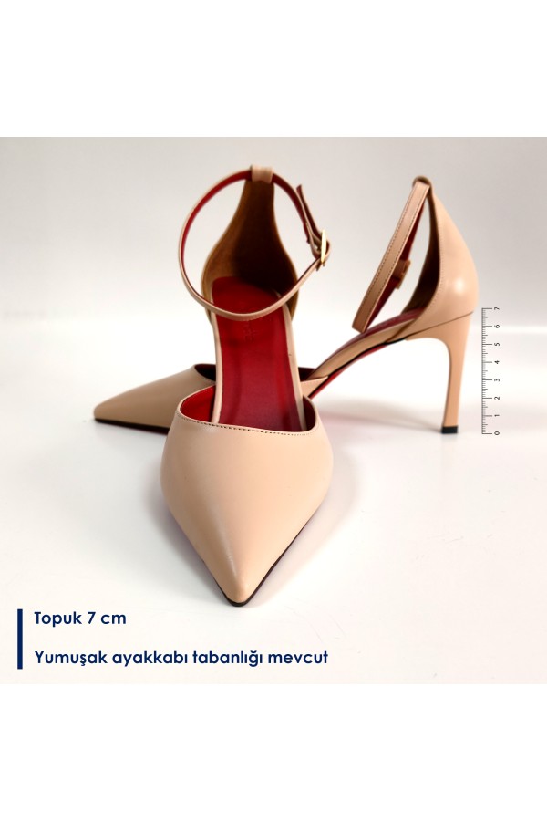 Premium Nude Stiletto Ayakkabı